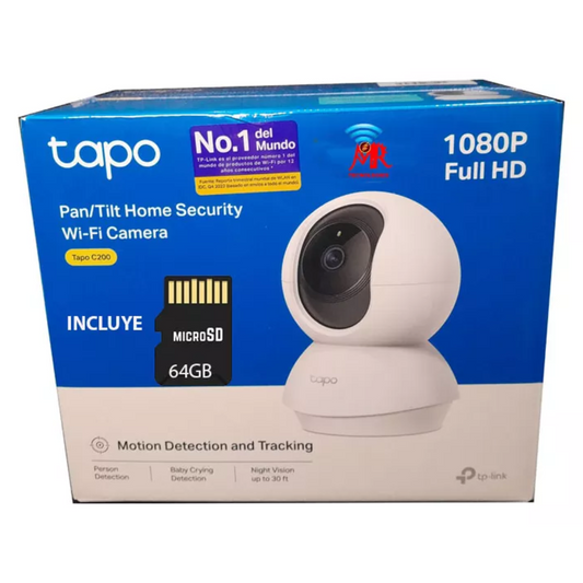 Cámara Wifi 360 Tp Link Tapo C200 Full Hd 1080p